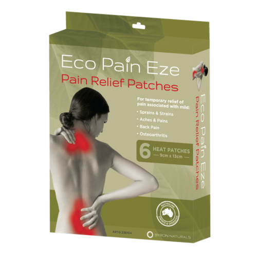 Eco Pain - Pain Relief Patches | 1 box | 6 heat patches
