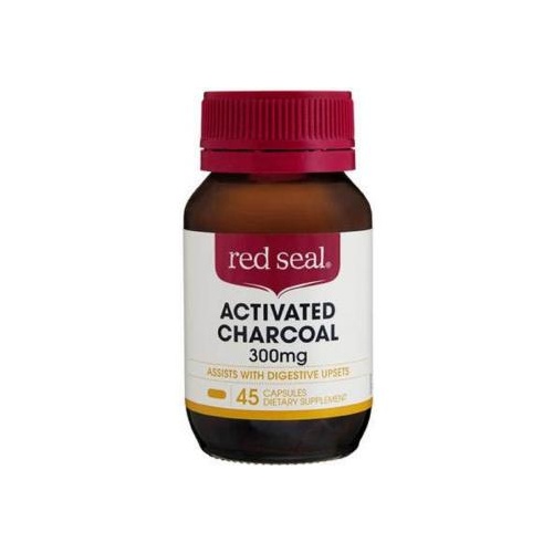 Red Seal Activated Charcoal 300mg | 45 Caps